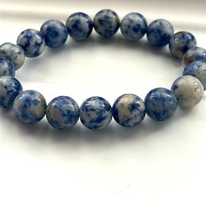 Sodalite Stretch Bracelet in Large 11mm Beads